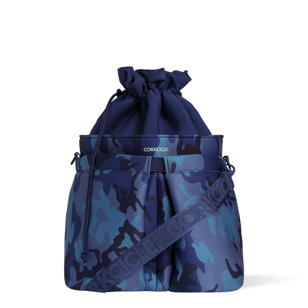 Navy Camo Corkcicle Beverage Bucket Bag Bags | MPZFT-7409