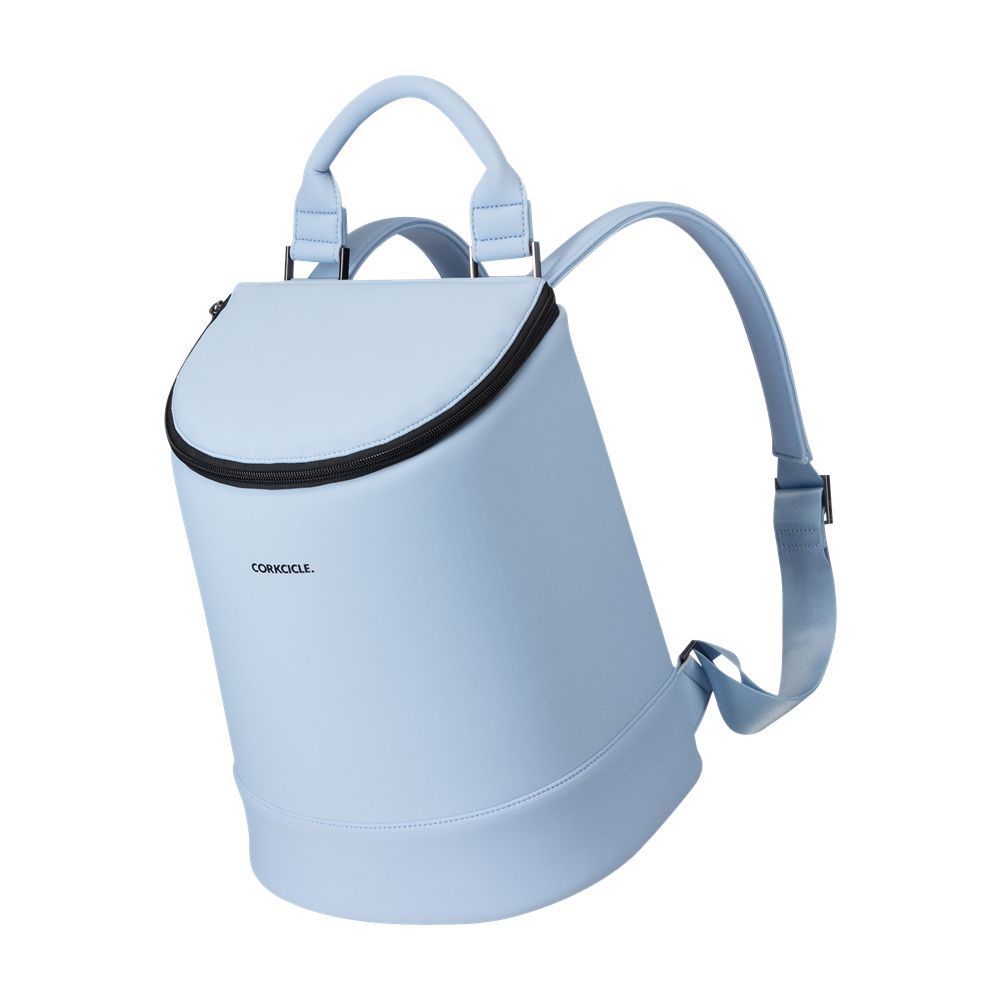 Periwinkle Neoprene Corkcicle Eola Bucket Cooler Bag Eola Wine Cooler Bag Bags | VEWUZ-2758