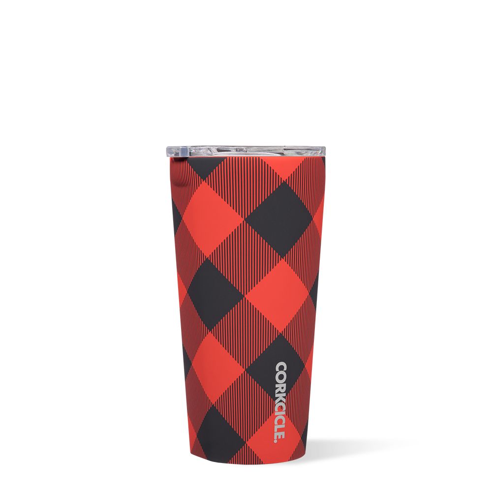 Red Corkcicle Holiday Tumbler Classic Stainless Steel Drink Tumbler Cup | JKEVG-1274