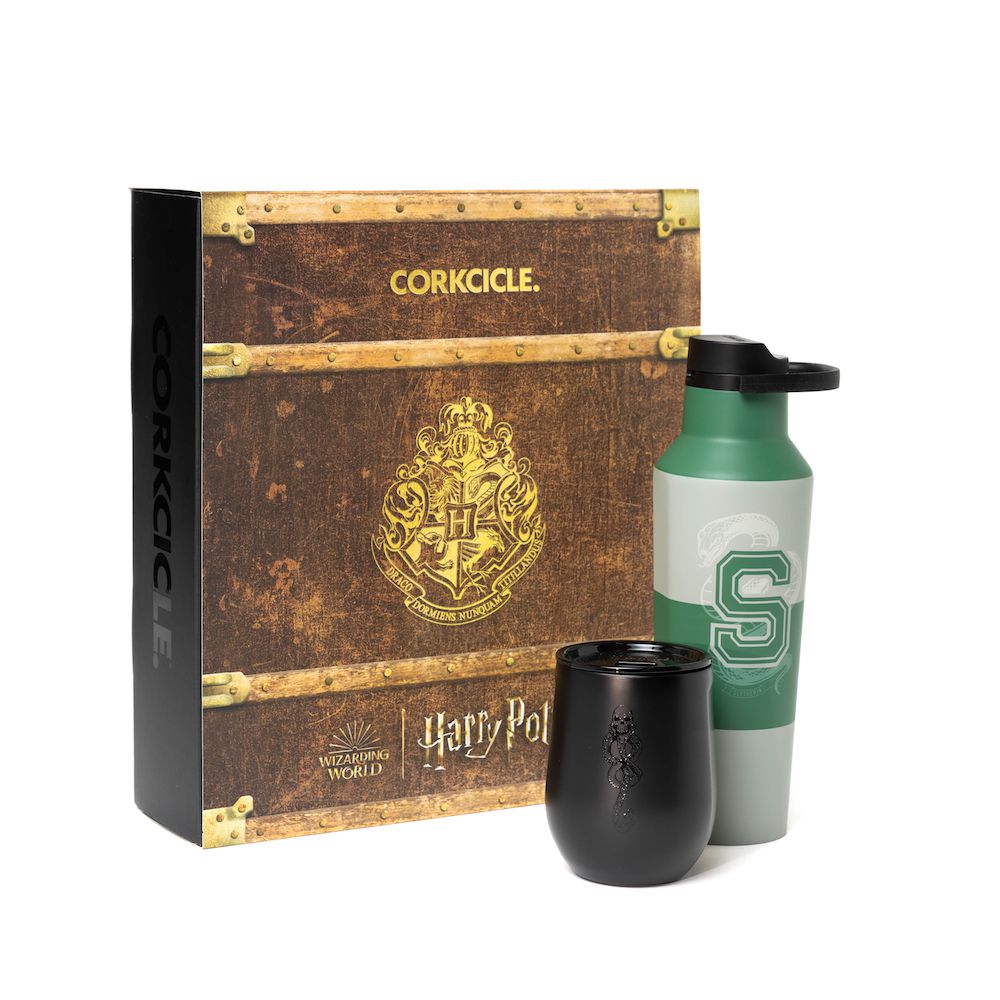 Slytherin Dark Mark Set Corkcicle Harry Potter Gift Sets Water Bottle | VCJEI-6705