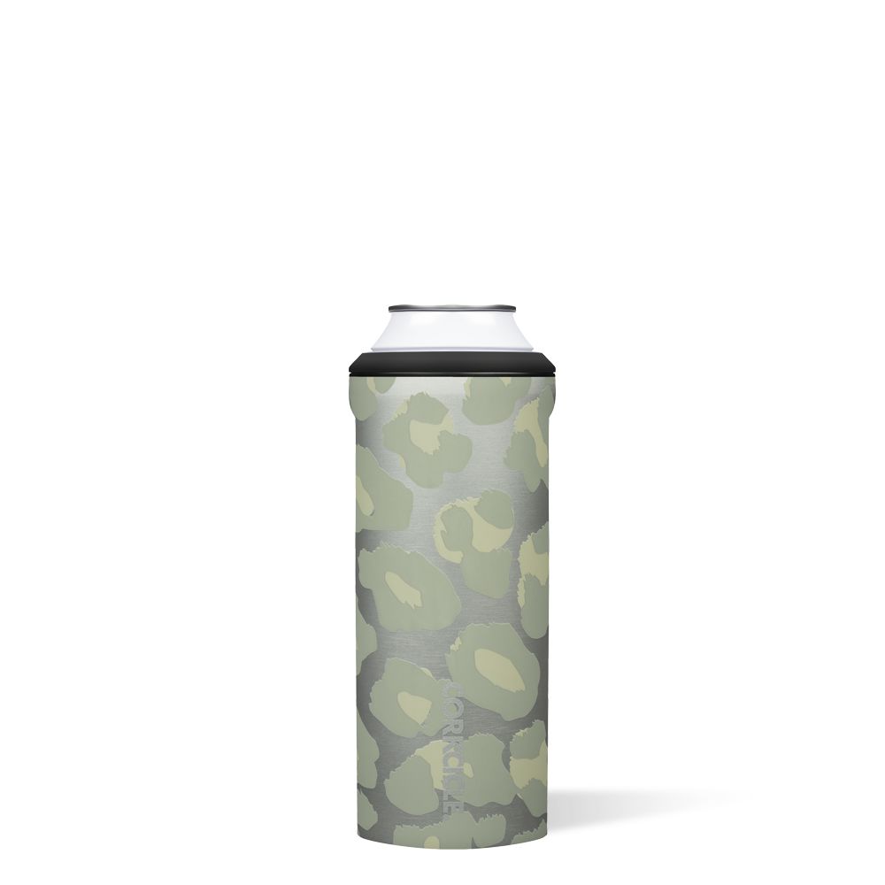 Snow Leopard Corkcicle Can Cooler Slim | ENCDZ-1658