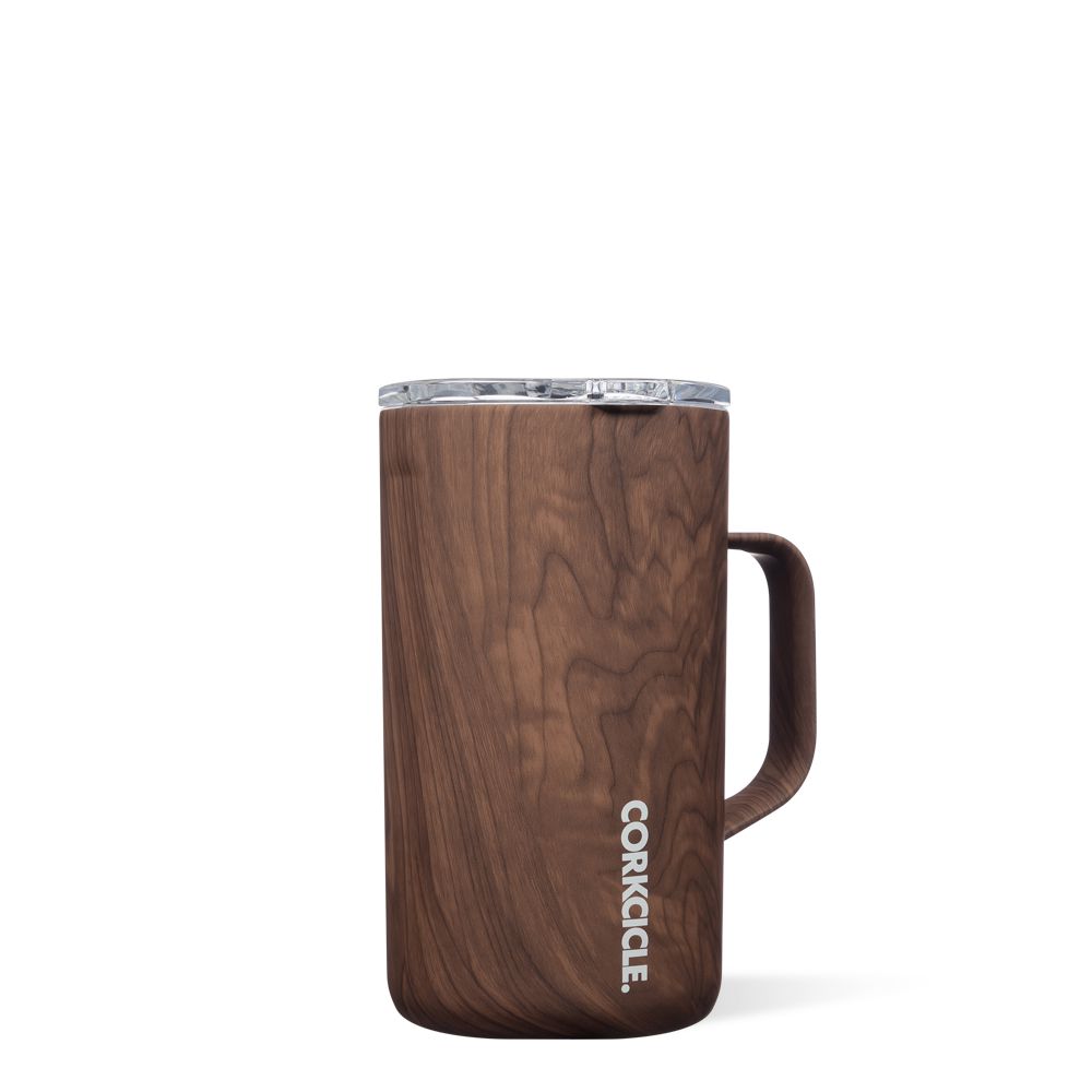 Walnut Wood Corkcicle 22oz Origins Coffee Mug | CEXHY-2764