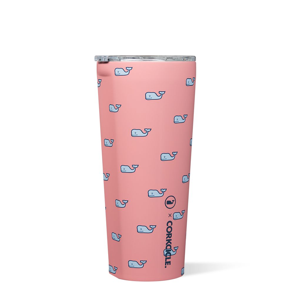 Whales Repeat Corkcicle 24oz Vineyard Vines Tumbler Water Bottle | KWRBV-6438